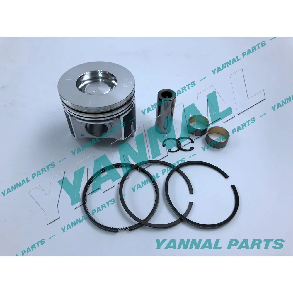 HOT SALE 4 PCS STD PISTON (CLIP & PIN) 1J751-2111 &RING FOR KUBOTA V3307 V3307T V3307DI-T