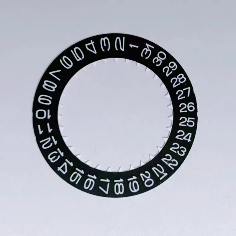 Watch Movement Components VK63 VK64 VK67 Black White Watch Calendar Disc Date Indicator at 3 6 O'clock Positions