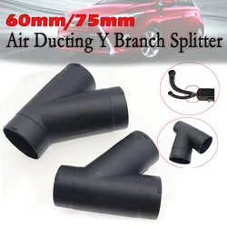 60mm/75mm Air Vent Ducting T Y L Piece Elbow Pipe Outlet Exhaust Connector Joiner For Webasto Diesel Parking Heater