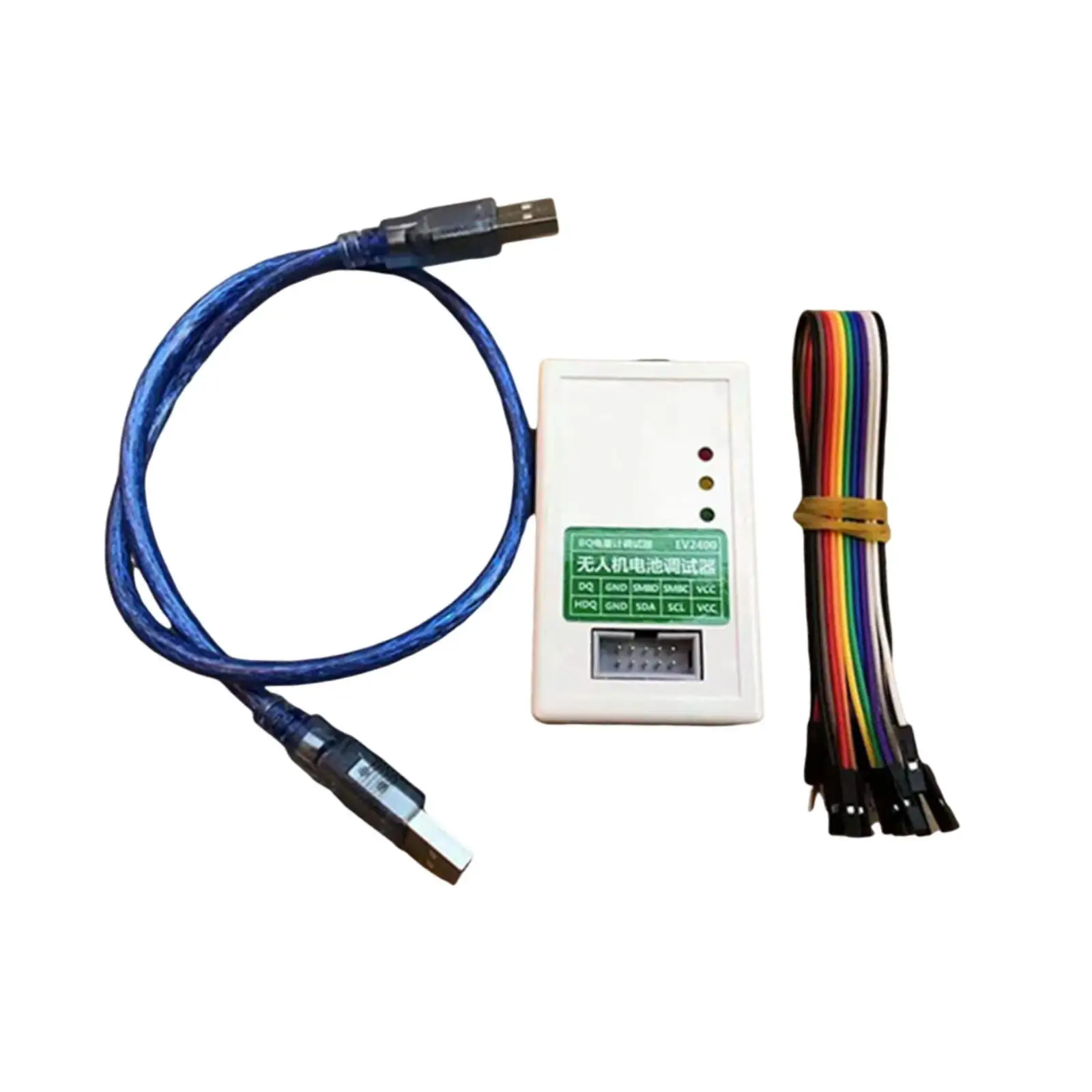 Battery Metering Chip Program Debugger ABS Device for Rc Battery 7 2v Tamiya and Drone Cfly Faith Mini Battery
