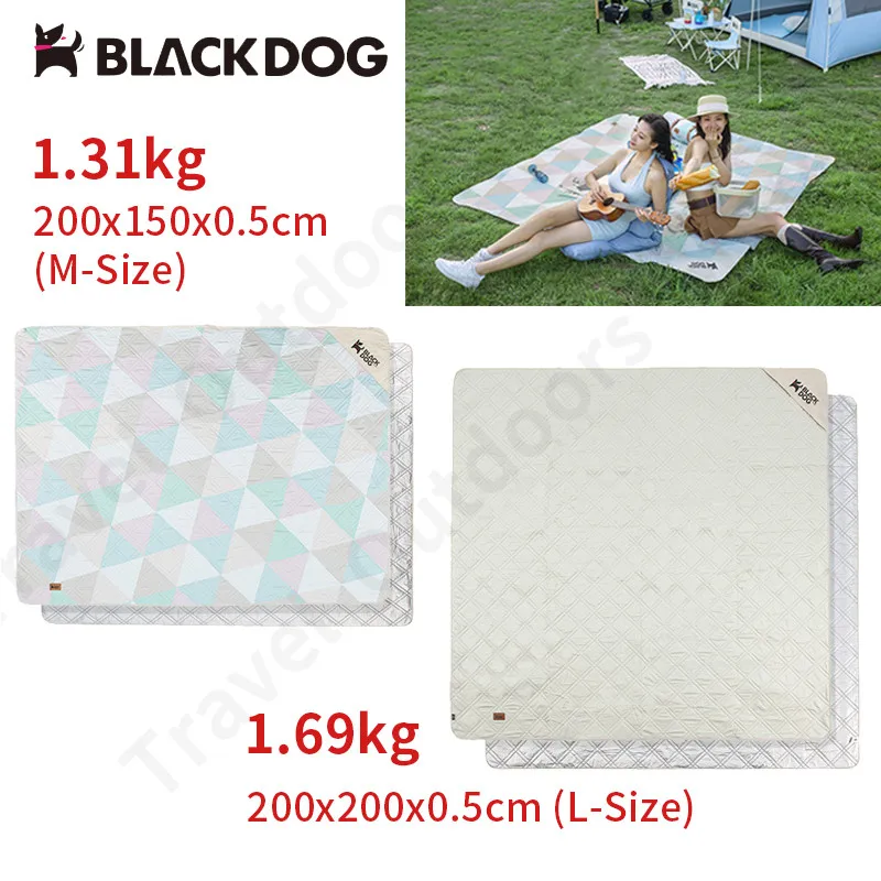 

Naturehike-BLACKDOG Family Hiking Picnic Mat 2x2m Large Area Tow Sizes Moisture-Proof Beach Mat Ultralight Machine Washable