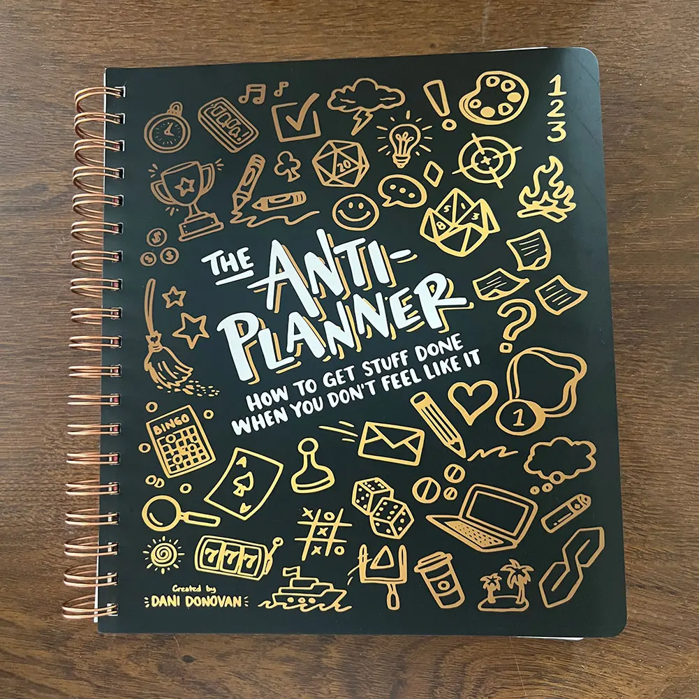 Anti-Planner Tag Book How To Get Stuff Done When You Don't Feel Like It Anti-Planner Notebook ADHD Planner for Adults