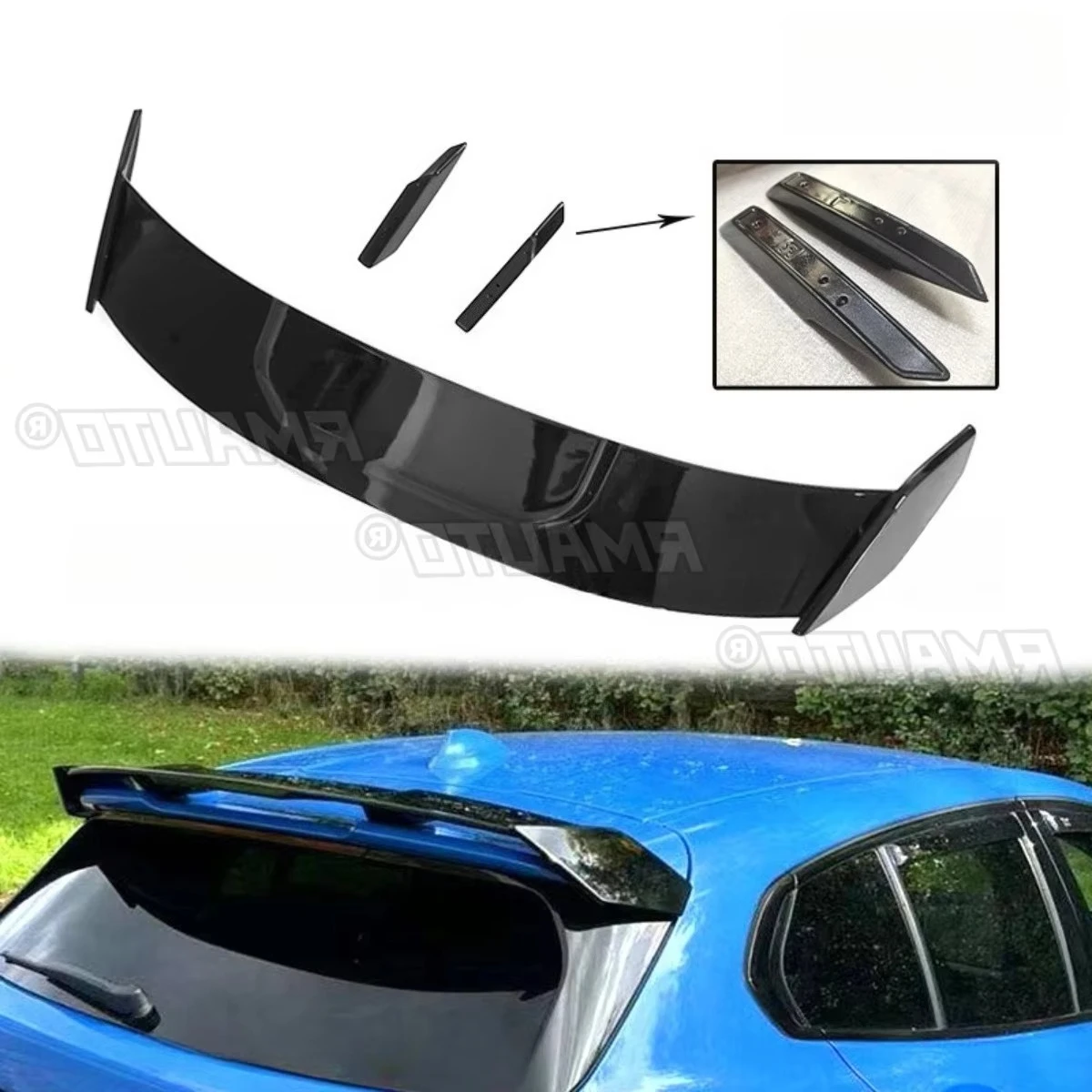 

For BMW 1 Series F40 M135i 2019+ Car Rear Roof Spoiler Wing Modification Part Rear Roof Spoiler Wing Car Accessories