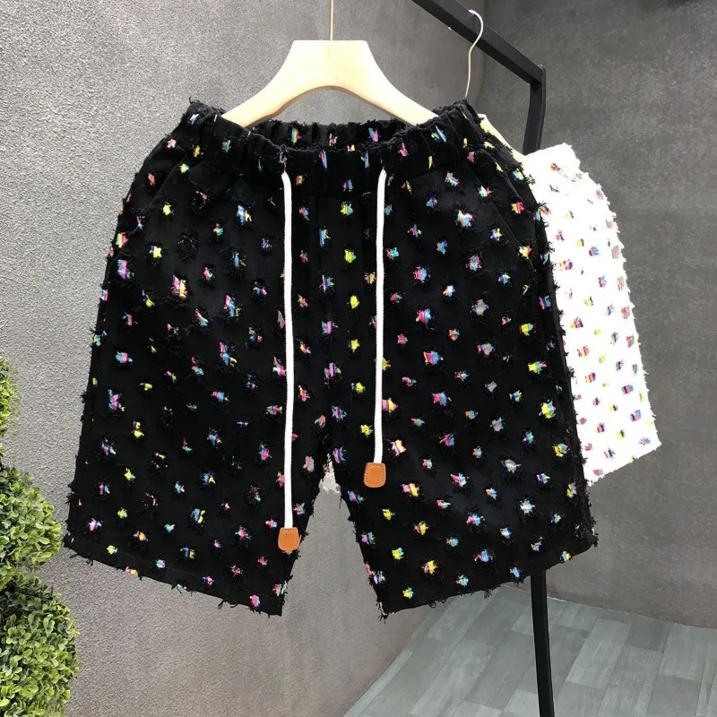 

Stylish Men's Lightweight Denim Shorts for Summer Mid-Length Casual Wear Trendy Cool and Handsome Style Daily Essential Outfit