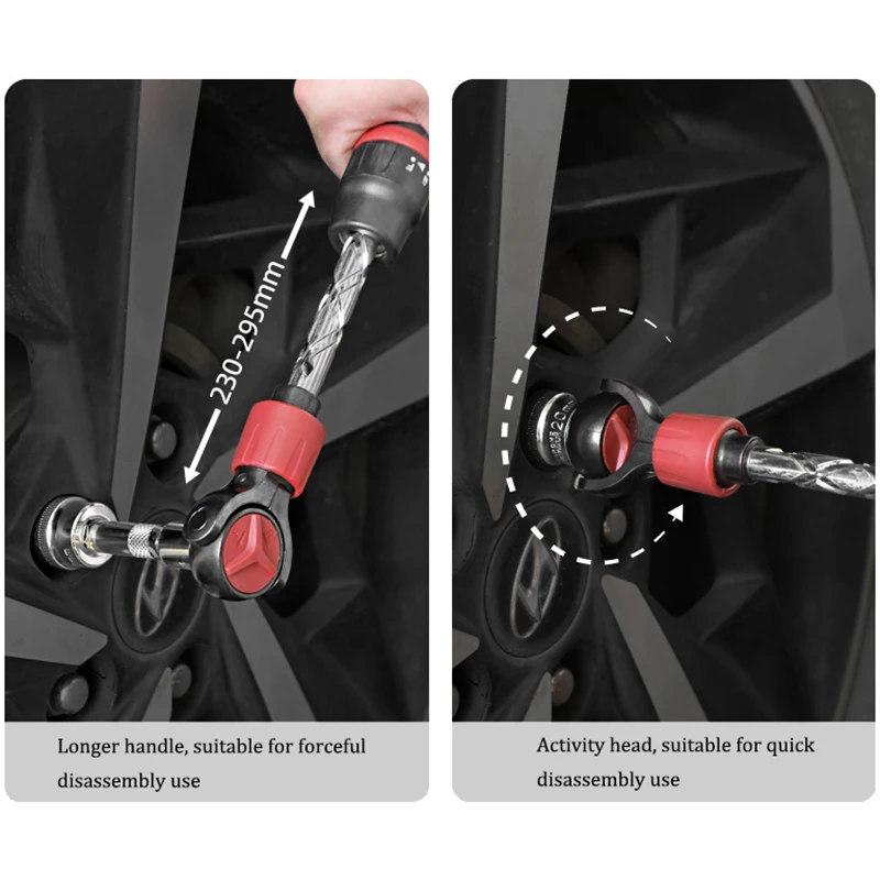 

Многофункциональный телескопический ключ-трещотка 3/8 с подвижной головкой для быстрого обслуживания корпусов электродвигателей