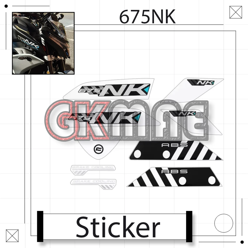 

New For CFmoto 675NK 675 NK Motorcycle Original Sticker Decorative Stickers Decorative Board Decals Fit CF650-11