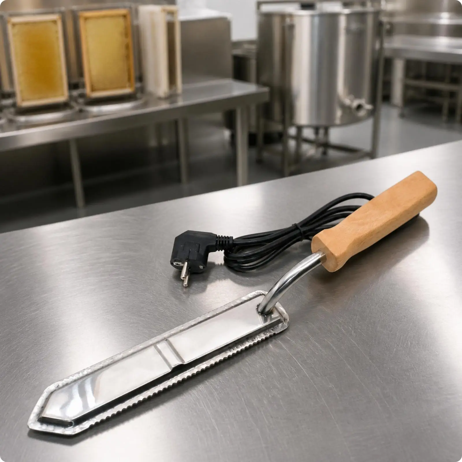 Electric Honey Uncapping Cutter with Stainless Steel Blade Ergonomic Electric Honey Uncapping Cutter Fast Heating Long-Lasting