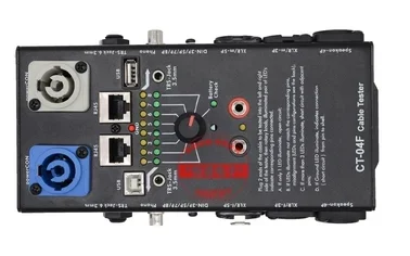 CT-04C CT-04F Pro Audio Network Multi Function XLR Mic DMX RJ45 Cable Tester