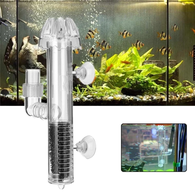 Aquarium Surface Skimmer Transparent Acrylic for Planted Tank Filtration for Oil Protein Floating Dust Filter Accessory DropShip