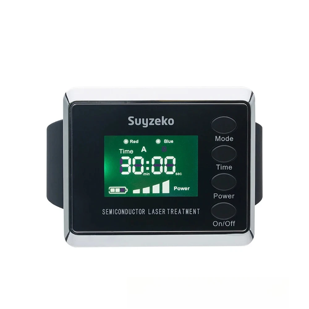 Non-invasive  therapeutic wrist watch high  pressure therapy diabetes cure physiotherapy  watch