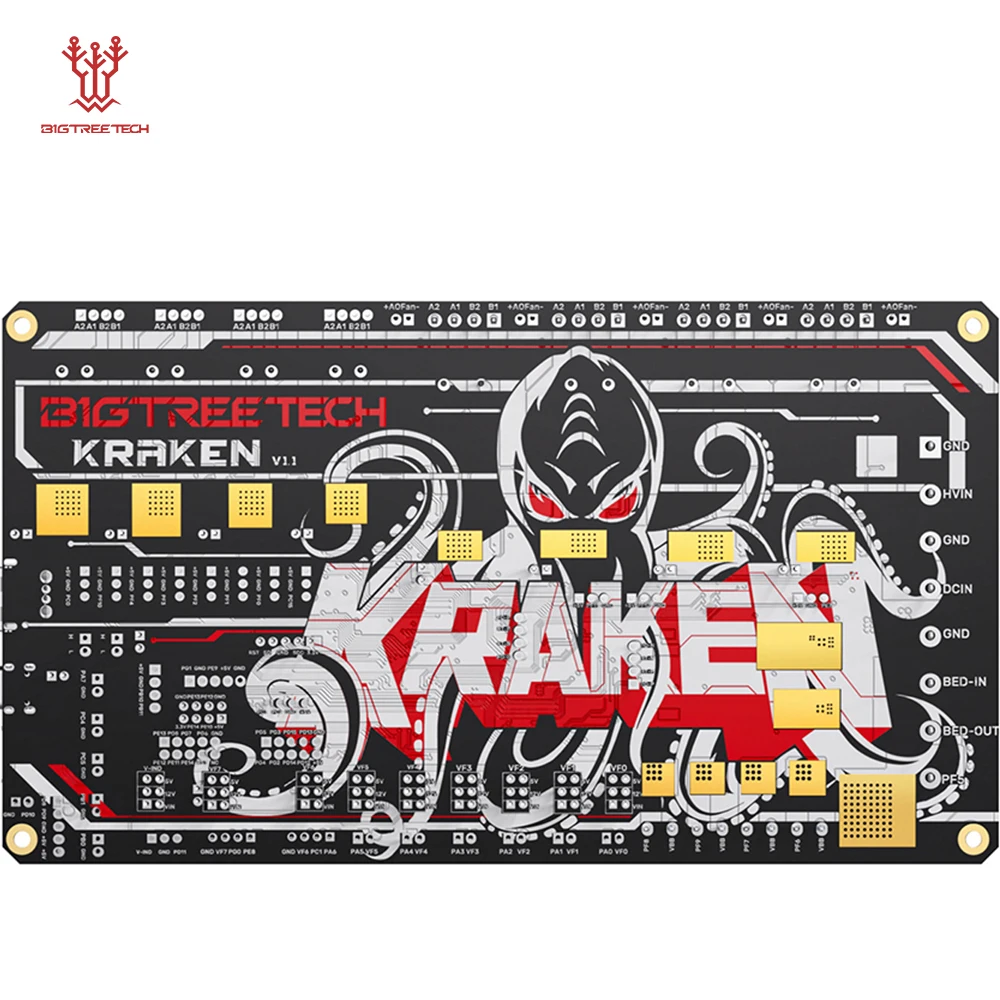 

BIGTREETECH Kraken Motherboard Onboard TMC2160 3D Printer Parts Upgrade For BTT PI Raspberry Pi Voron 2.4 Voron Trident