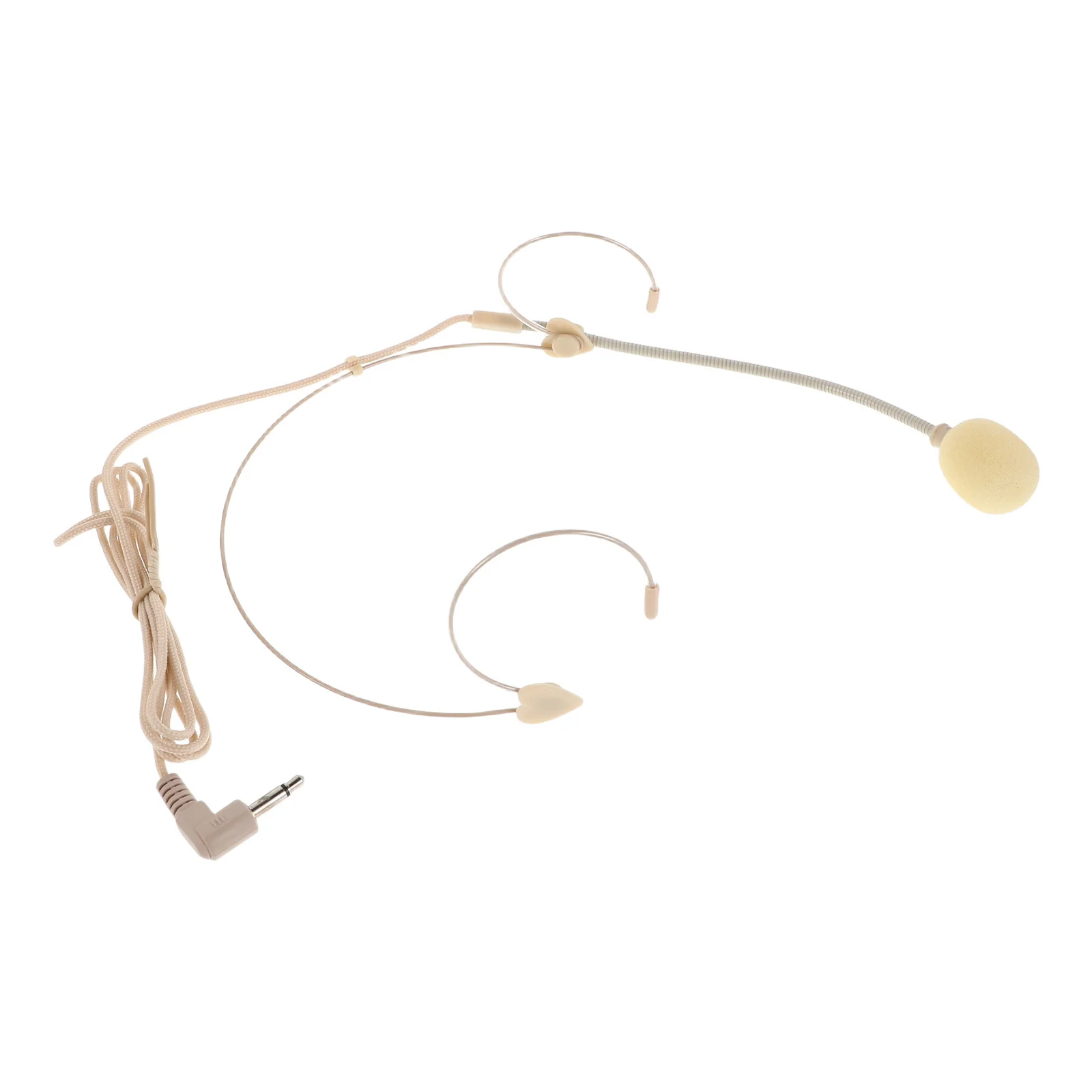 

Small Bee Amplifier: Wired Headset Microphone For Teachers With Flexible 3.5Mm Plug Lightweight Voice Mic For Lectures