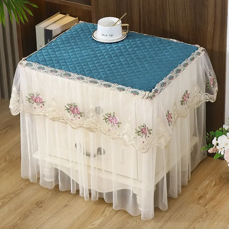 All-purpose Covers Bedside Table Living Room Coffee Cover Dust-proof Soft Home Decoration Lace Protector Simple cloth