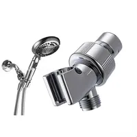 Adjustable Shower Arm Mounted Shower Head Stand with Stainless Steel Ball for Bathroom Shower Head Diverter Tool Faucet  Adapter