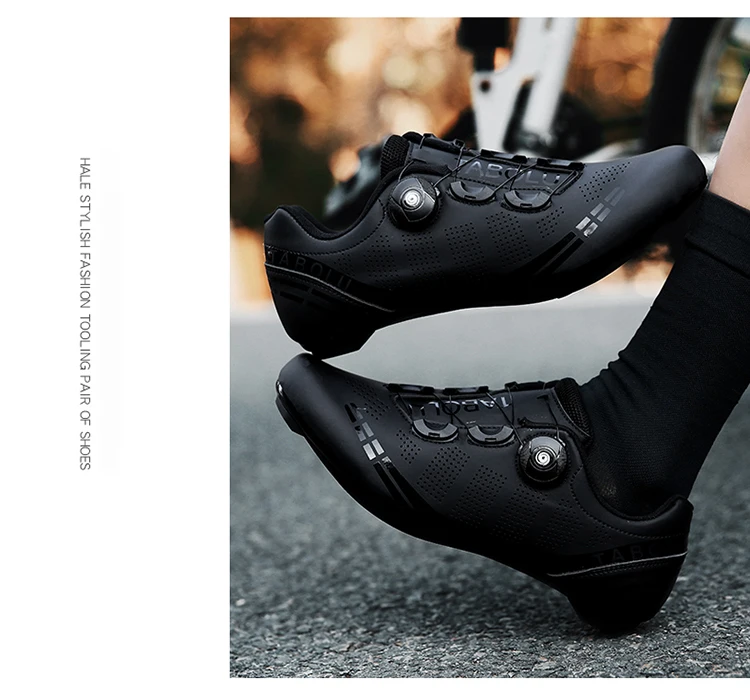 Unisex-Fahrradschuhe, atmungsaktive SPD-Rennradschuhe, professionelle MTB-Mountainbike-Schuhe, locklose Trainings-Fahrradschuhe – Detail 8