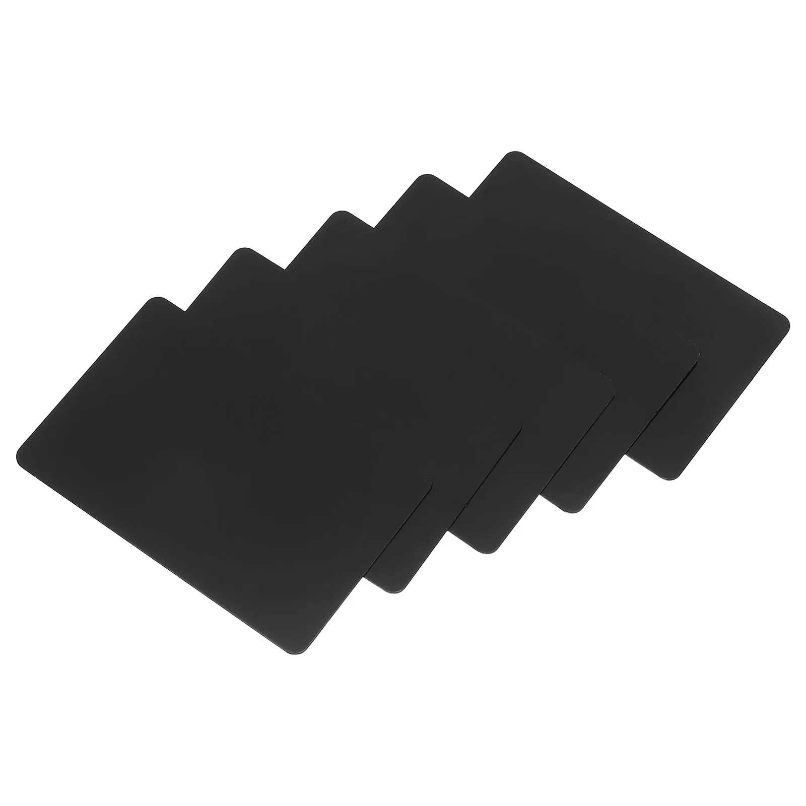 

6 шт. пустые алюминиевые визитные карточки с изысканной отделкой для улучшенных профессиональных визитных карточек и удостоверений личности