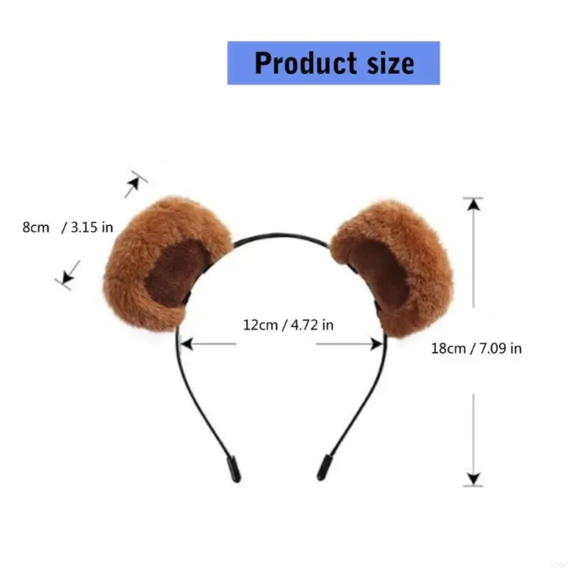 

Washable Japanese Lovely Bear Ear Headwear Props For Girls Teens And Adults Y166