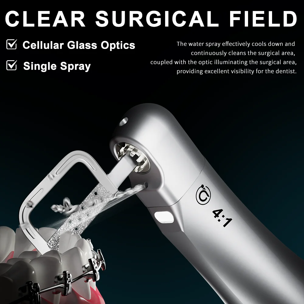AI-EVA-ECS Labor Oral Therapie 1:1 Contra Winkel Niedriger Geschwindigkeit Dental Handstück Kieferorthopädische Interproximal Strippen Materialien