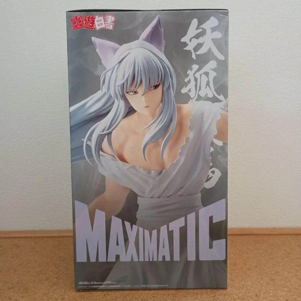 En Stock, Figura de Colección Original de Bandai, Banpresto Anime Yu Yu Hakusho MAXIMATIC Youko Kurama de 23 cm, Juguete de Regalo