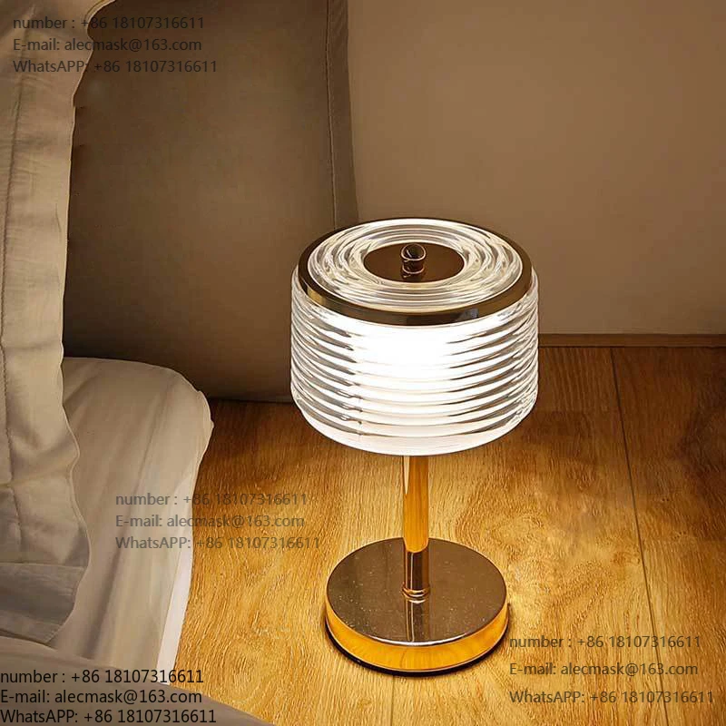 

Modern simple table lamp bedside decoration creative master bedroom night light sleep atmosphere high-end