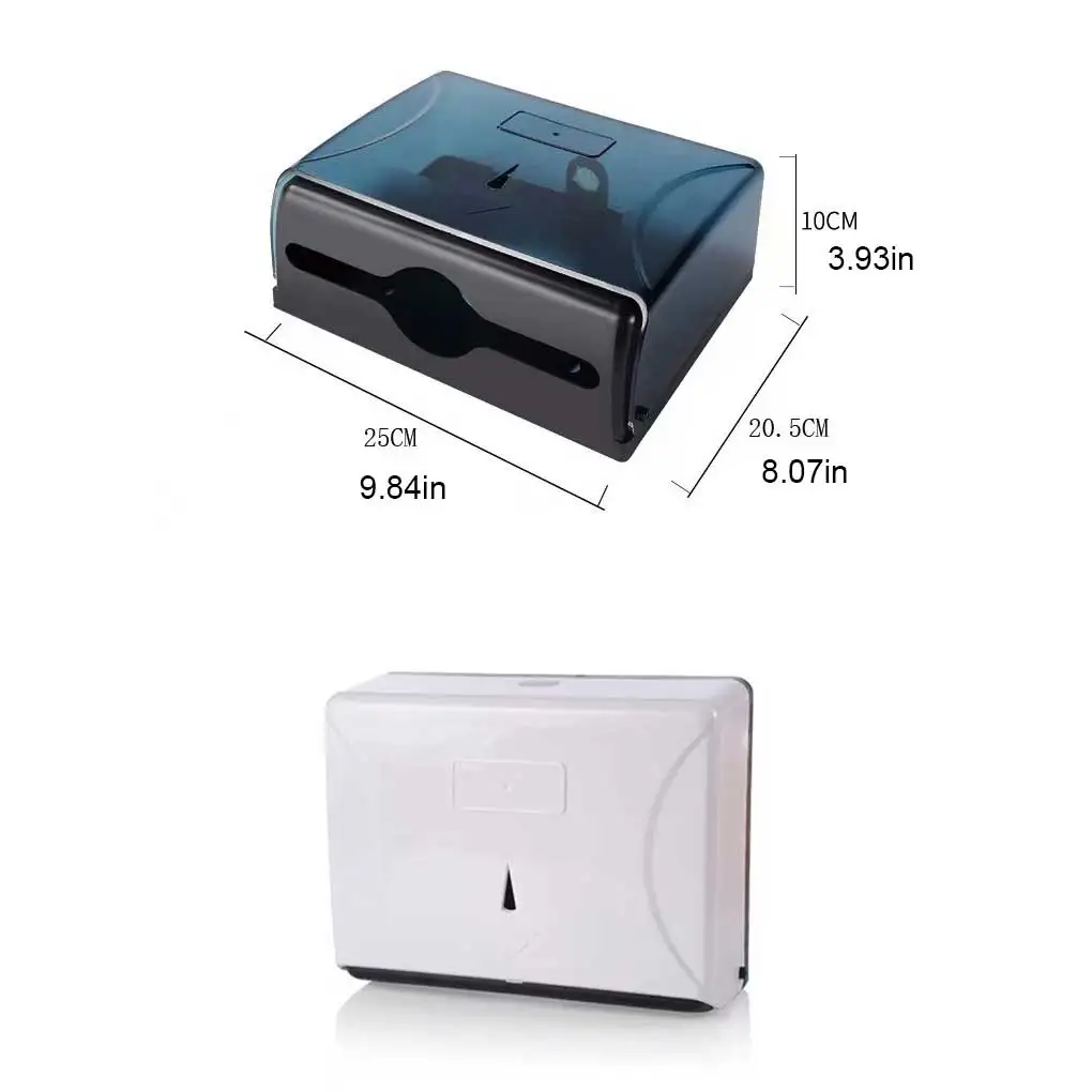 Paper Towel Dispenser Wall Mounted Storage Box Toilet Dispensing KTV