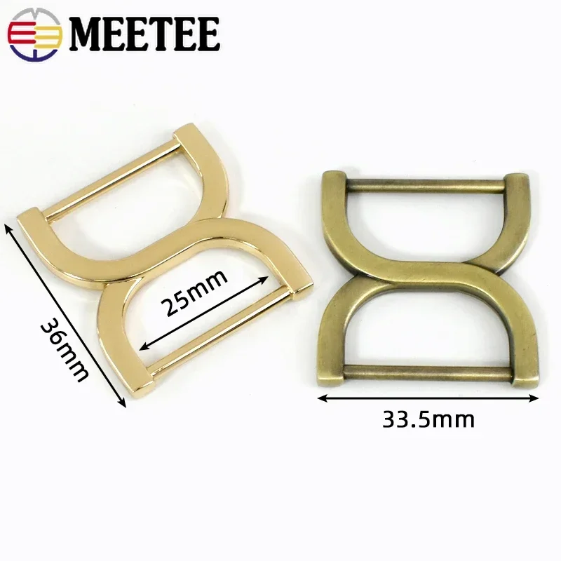 20-100Pcs Bag Strap Buckles for Handbag Chain Hooks 25mm Metal Ring Clasp DIY Webbing Hardware Leather Accessoriess