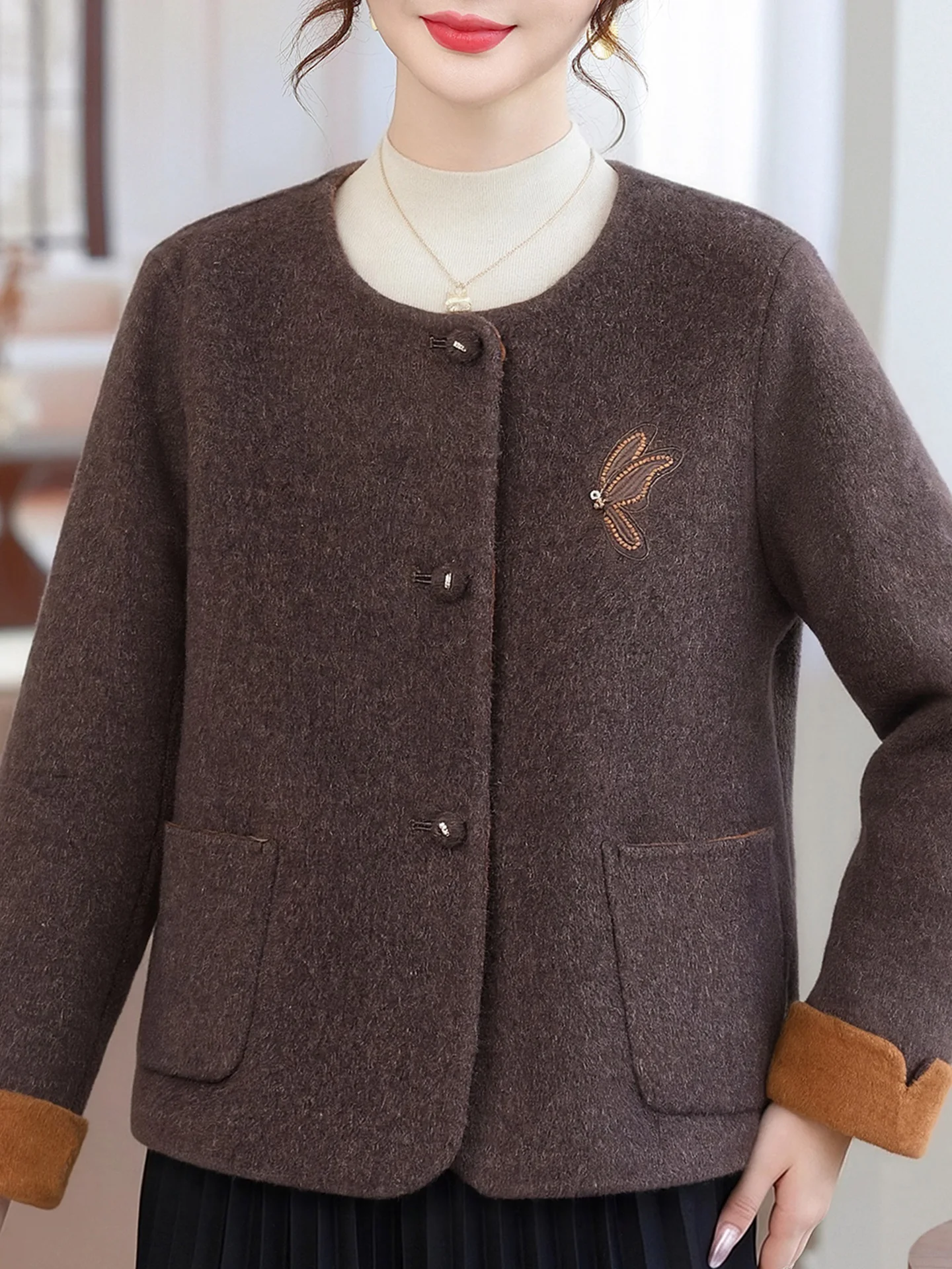 Manteau en laine double face, - Women Fashion Over The Years avis et prix