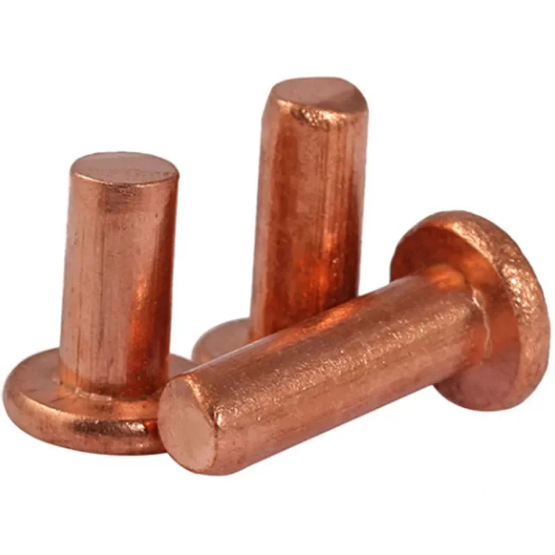 M5 5mm غاطسة رئيس شقة الصلبة النحاس برشام الجوز إدراج المكسرات