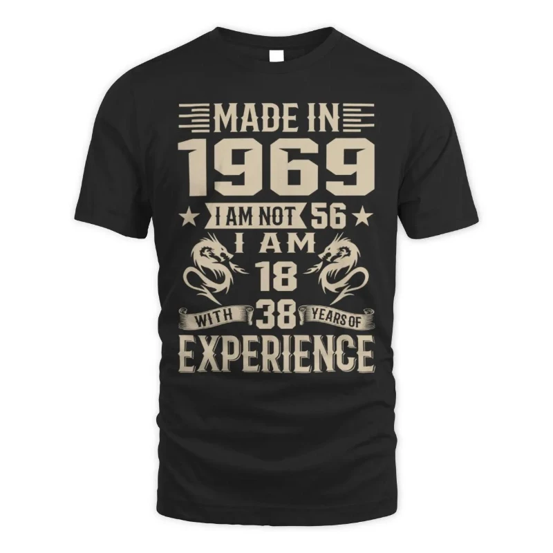 الرجال تي شيرت العلامة التجارية قصيرة الأكمام قميص مطبوع الملابس صنع في 1965 1966 1967 1968 1969 1970 1971 1972 1973 تي شيرت