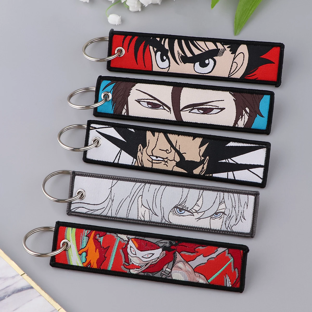 

Key Tag Anime Keychain for Car Motorcycles Keys Holder Keyring Women Men Fashion Jewelry Accessories Gifts