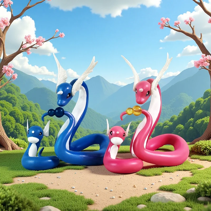 115cm-pokemon-anime-mini-dragao-2-cores-um-conjunto-de-2-anime-produtos-perifericos-decoracao-de-mesa-brinquedos-colecao-modelo-presentes