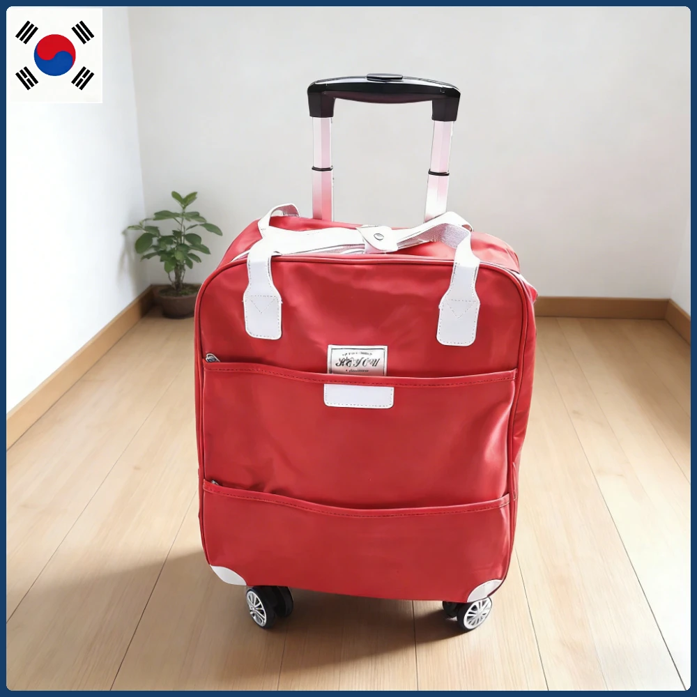 

Водонепроницаемая и противоударная дорожная сумка на колесиках — солнцезащитный чемодан для пожилых людей с удобной ручкой, прочная ручная кладь, valigie