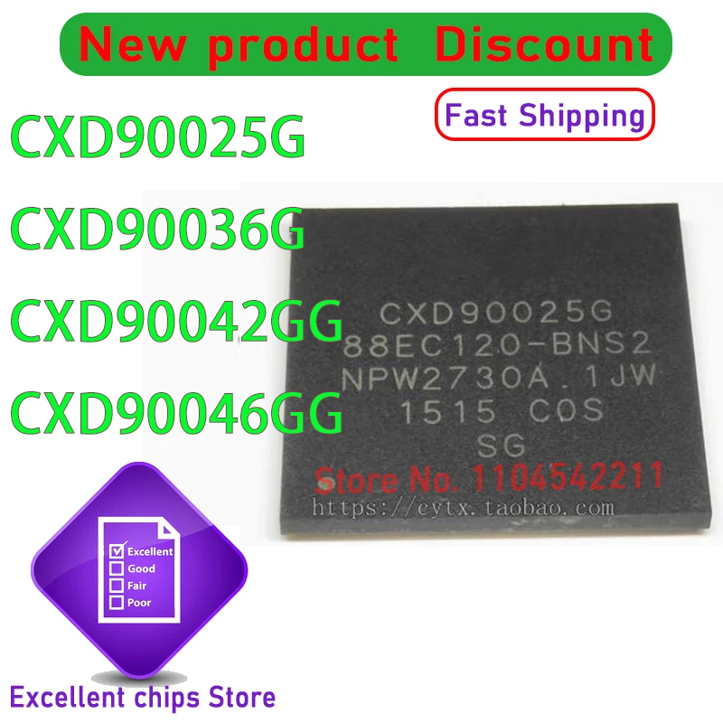 Original New CXD90025G CXD90036G CXD90042GG CXD90046GG bga In Stock  1pcs/lot