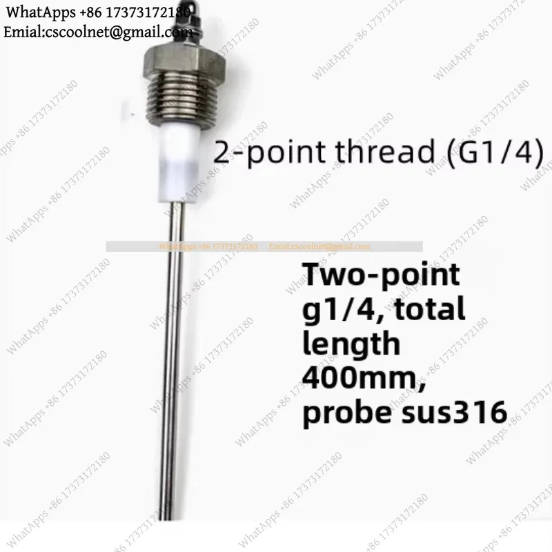JS02 316 Stainless Steel Water Level Electrode Probe for Boiler Steam Generator & Food Machinery