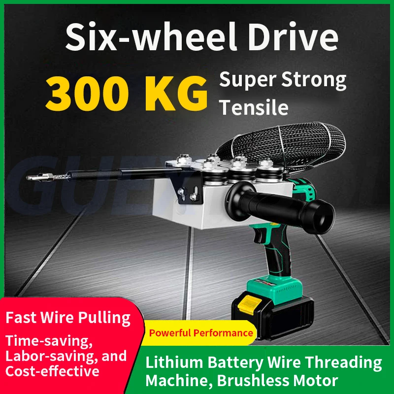 

Electric Threading Machine Stringing Wire Machine Battery Wall Wiring Machine Puller Dark Line Wire Guide Tools Threading Device