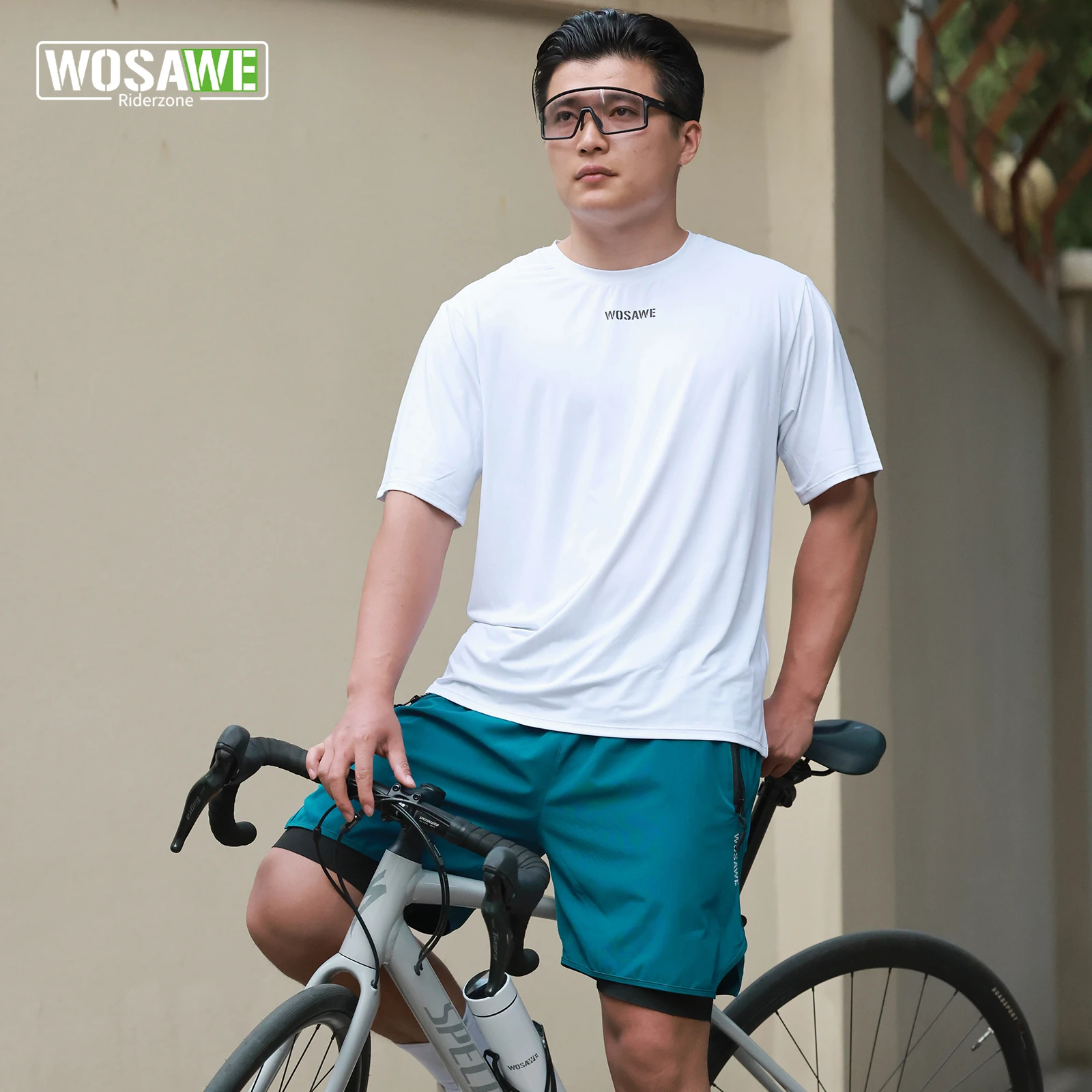 

WOSAWE летний комплект велосипедного трикотажа MTB шорты комплект светоотражающая одежда для шоссейного велосипеда велосипедная рубашка с короткими рукавами майо одежда для велоспорта