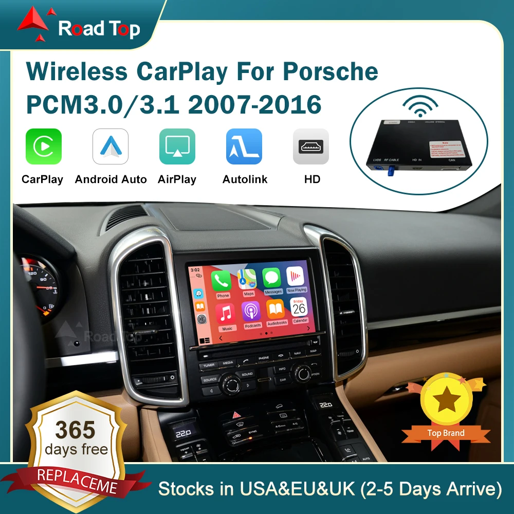 Wireless CarPlay for Porsche 911/918 PCM 3.1 7