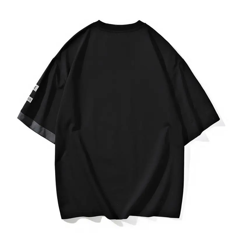 10XL Summer T-shirt for Men Plus Size 60-160kg Big Size 9XL Loose Short Sleeve Round Neck Oversized Tee