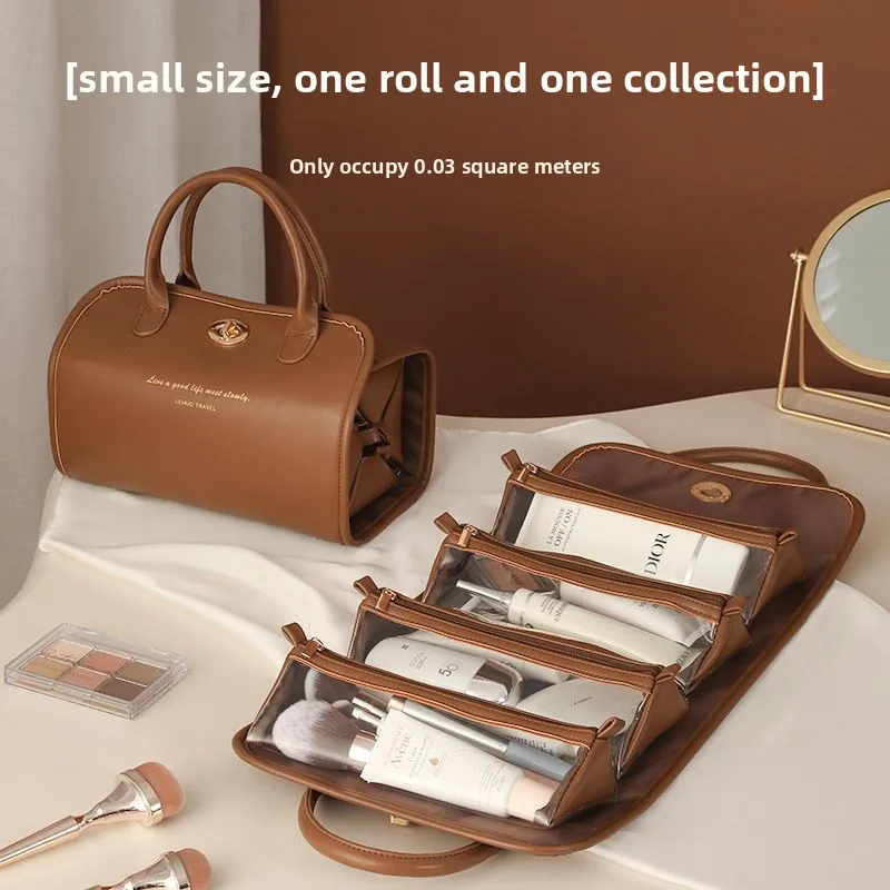 

Hot Selling Four in One Makeup Bag, Travel Wash Bag, Cosmetic Storage Bag, Portable Bathroom Organizer