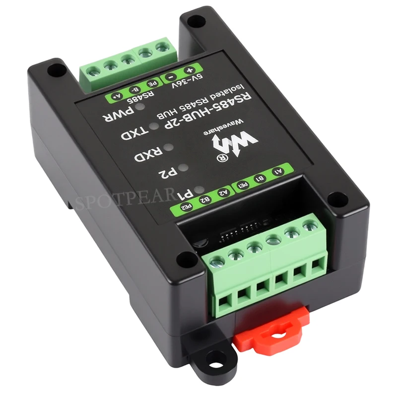Ripetitore hub RS485 a 2 vie isolato di livello industriale Uno RS485 A Due RS485 RS485-HUB-2P