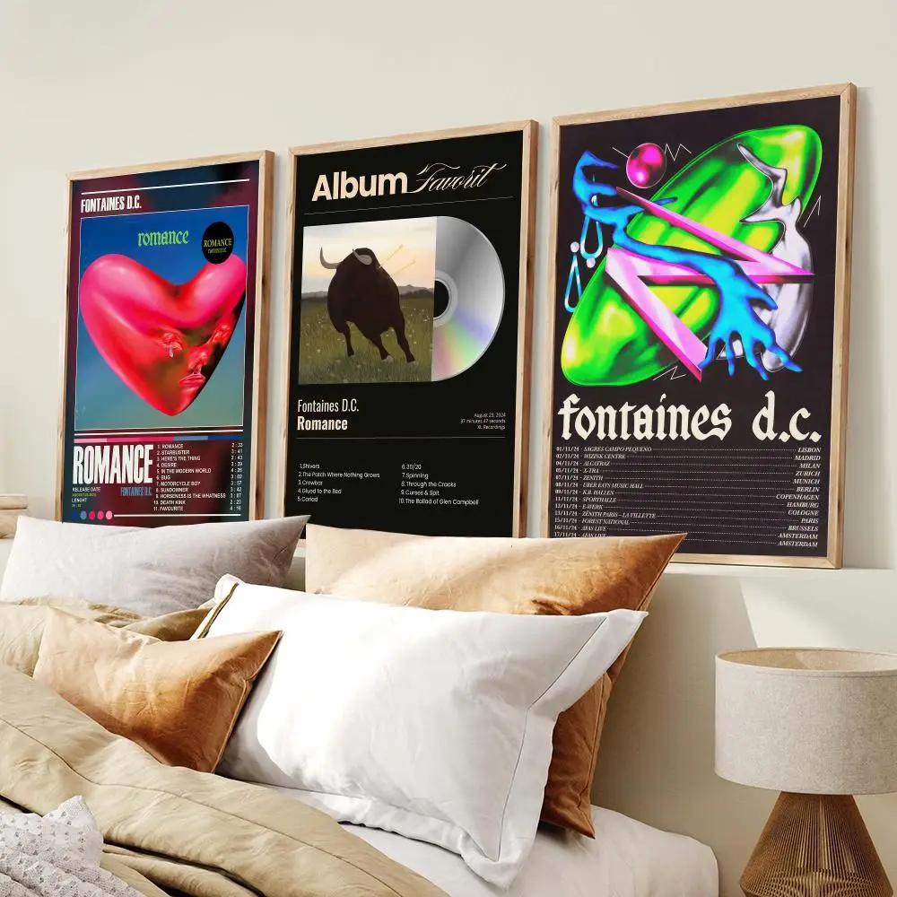 Album F-Fontaines D.C Poster PP Wall Decor Posters Celebrity Music Art Prints Bedroom Office Gift
