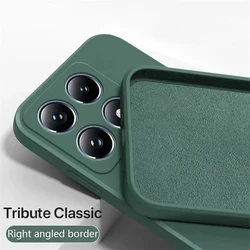 Mi 14T 14 T Mi14T Pro Case Square Liquid Silicone Phone Cases For Xiaomi Mi 14T Pro Mi 14 T Prо Mi14T Pro Back Soft Cover Funda