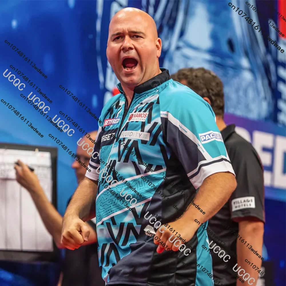 AliExpress NONE Rob Cross Darts T-Shirt Latest Playing Shirt "Voltage" Darts New Gift for Darts Enthusiasts Sports Breathable Mens Kids Jersey