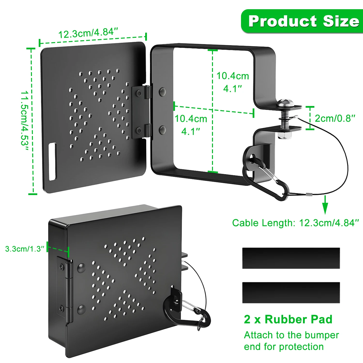 الألومنيوم RV الوفير نهاية غطاء 2 حزمة 4 بوصة مصدات مربعة مع عدم الحشرات فتحات تنفيس خرطوم المجاري دعم تخزين يغطي يناسب العربة