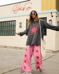 Harajuku Gothic Graphic T Shirts Autumn Streetwear Oversized Heavy Wash Long Sleeves Clothes Grunge Y2k Tops Goth Women Clothing