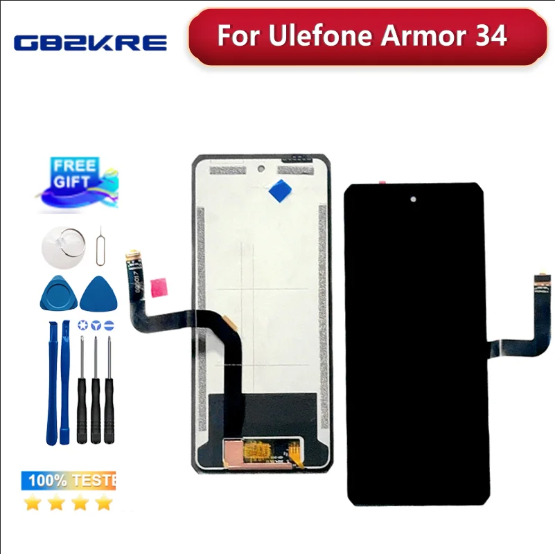 6.95" Original For Ulefone Armor 34 Pro LCD Display with Touch Screen Panel Digitier Assembly Armor34 Pro Repair Parts