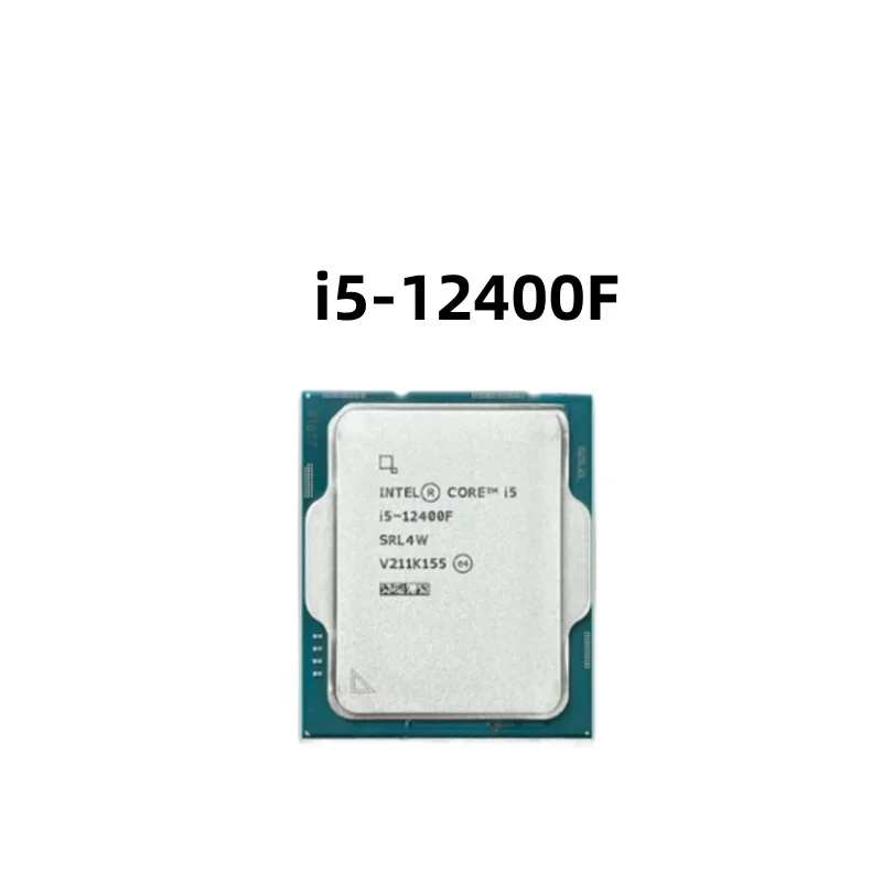 New Intel Core i5-12400F New i5 12400F 2.5 GHz 6-Core 12-Thread CPU Processor 10NM L3=18M 65W LGA 1700