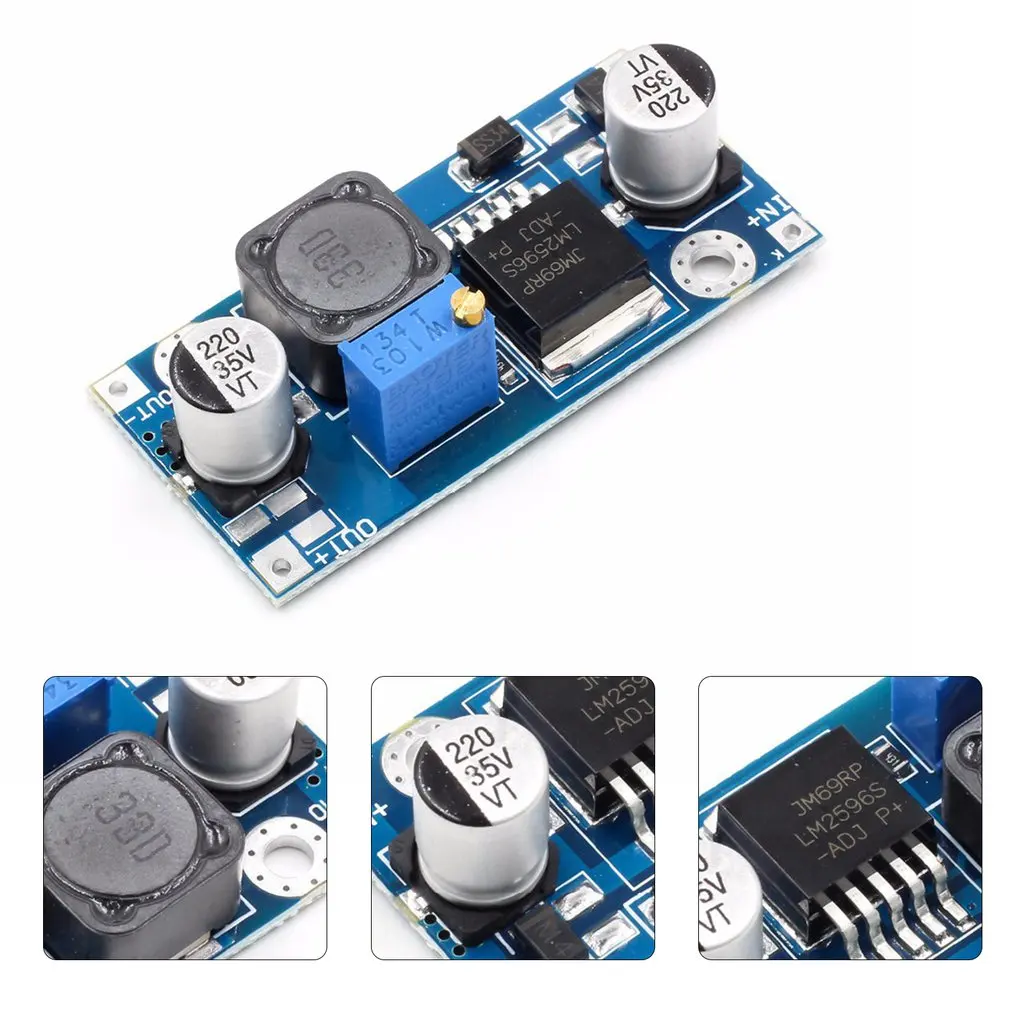 NEW Step-down Power Supply Module LM2596S DC-DC Step-down Power Supply Module BUCK 3A Step-down Voltage Stabilizer Ultra LM2576