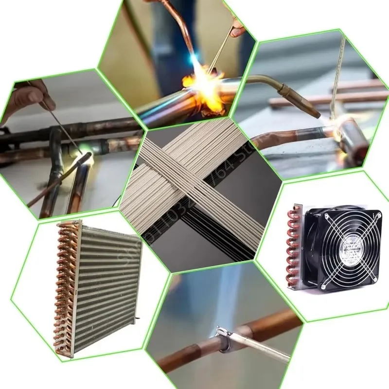 5/10Pcs Low Temperature Melt Aluminum Welding Rods Weld Bars 1.6/2.0mm Rod Solder Cored Wire for Aluminum and Tin Repair Tools