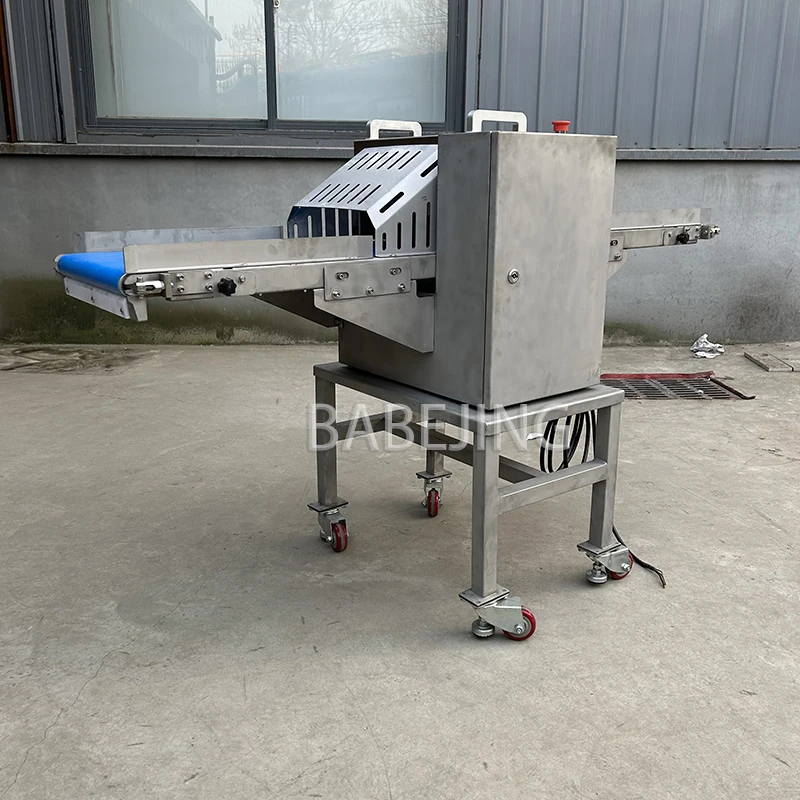 قطاعة لحم من الفولاذ المقاوم للصدأ من BABEJING، قطاعة قابلة للتعديل لمطبخ المطاعم، قطاعة خروف طازجة مجمدة